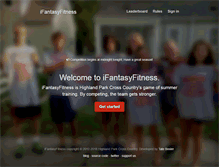 Tablet Screenshot of ifantasyfitness.com
